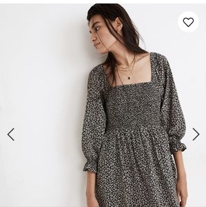 Madewell Lucie long sleeve baby doll dress